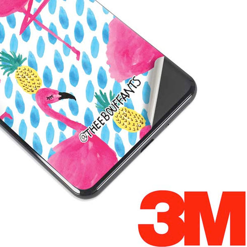 Bouffants and Broken Hearts Party Flamingos Google Pixel 3 XL Skin